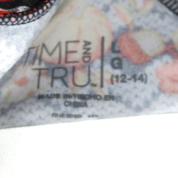 Autumn Fall Thanksgiving Pumpkin Leaf Leggings Size Large - Picture 7 of 7